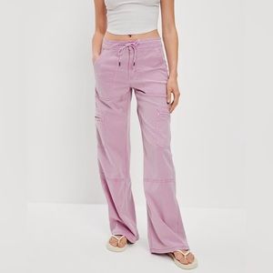 NWT American Eagle Wide-Leg Cargo Pants w/ Drawstring
